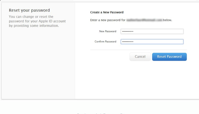 Create A New Password