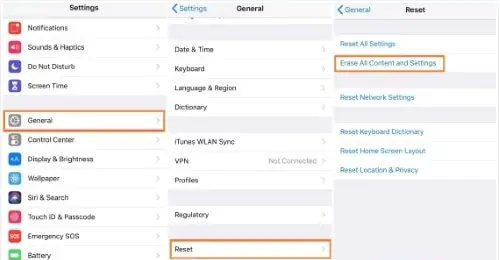 factory reset your iphone