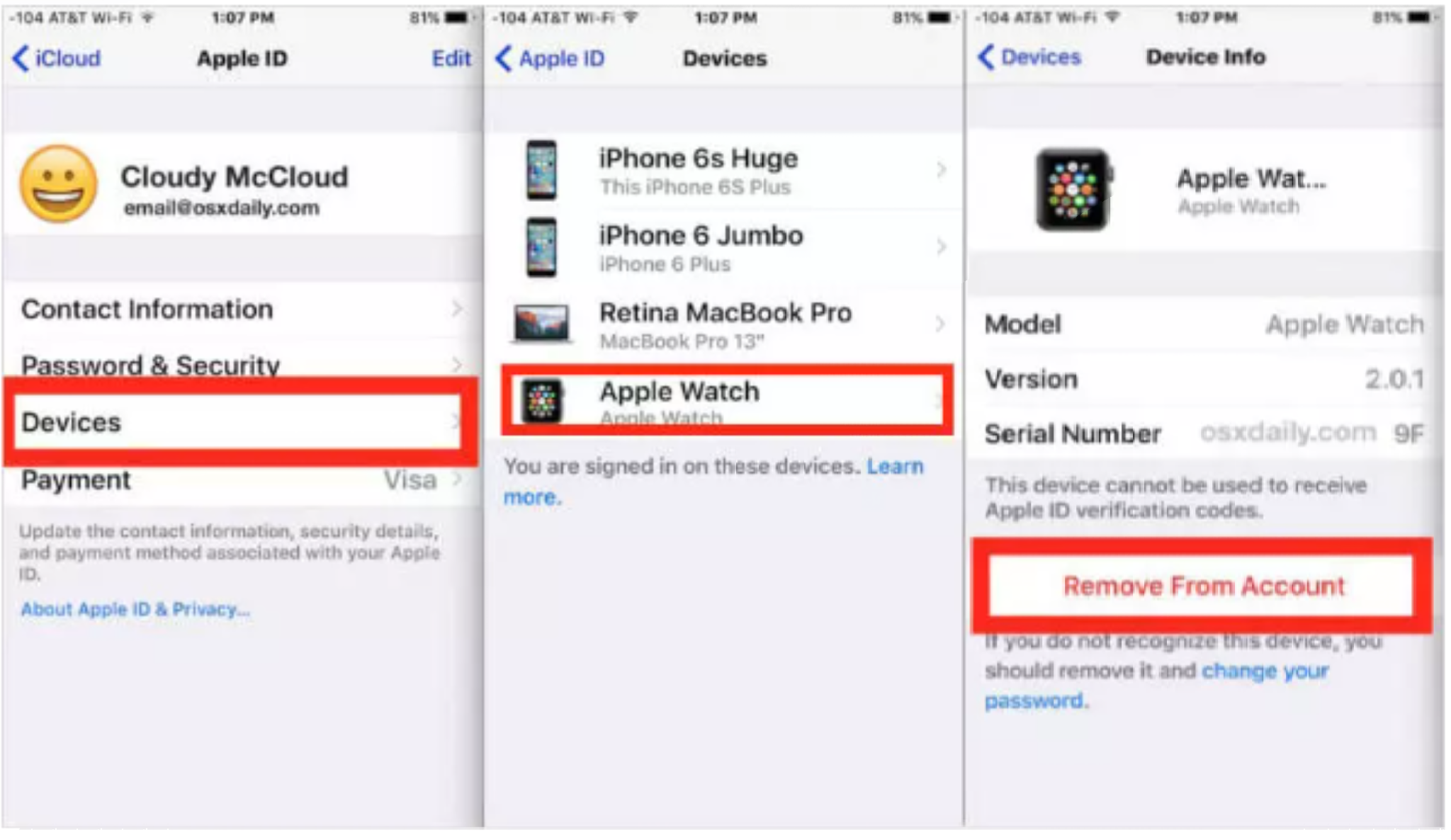 how to remove iphone from icloud on other iphonestep 4  
