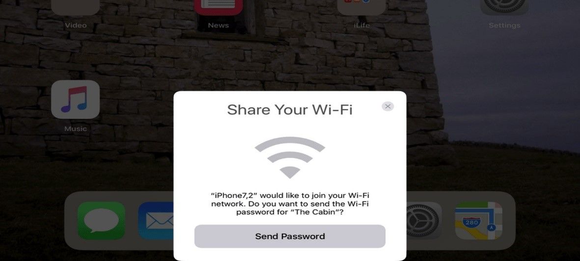 How to share Wi Fi passwords between iPhones Step 2