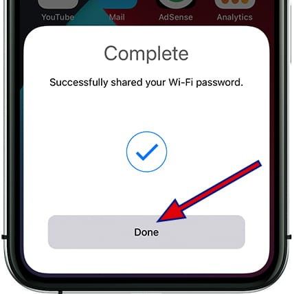 How to share Wi-Fi passwords between iPhones Step 3