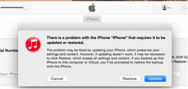 How to Unlock iPhone with Emergency Call Screen alternative: iTunes Step 4