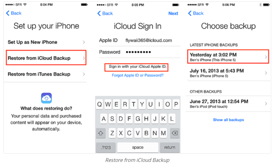 How to unlock iPhone without passcode or face id with iCloud Step 6