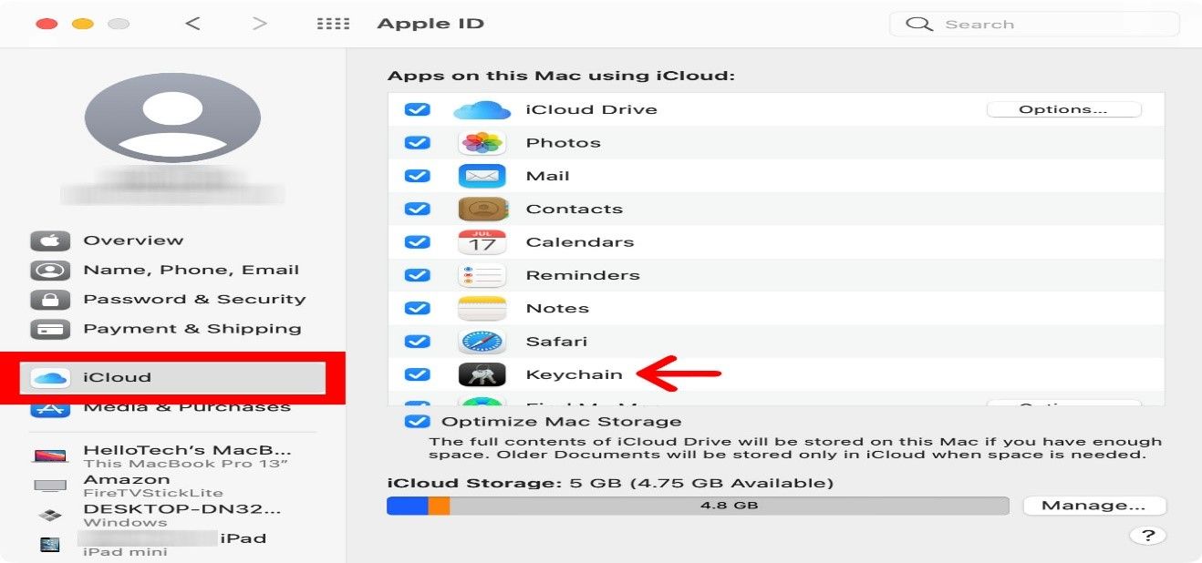 How to view Wi-Fi password via keychain access Step 2