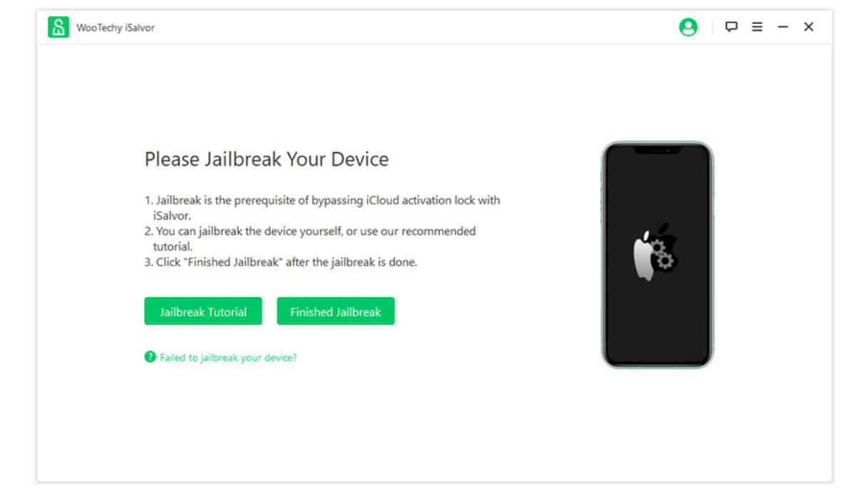 How to remove activation lock without previous owner via EaseUS MobiUnlock Step 4