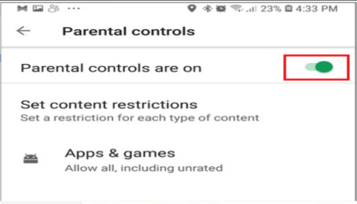 how to remove family link parental controls without password