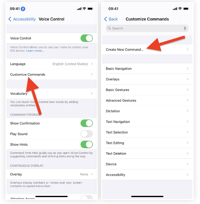 How to unlock iPhone without passcode or face id with voice control Step 2