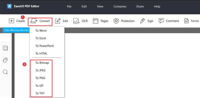 Convert PDF to picture