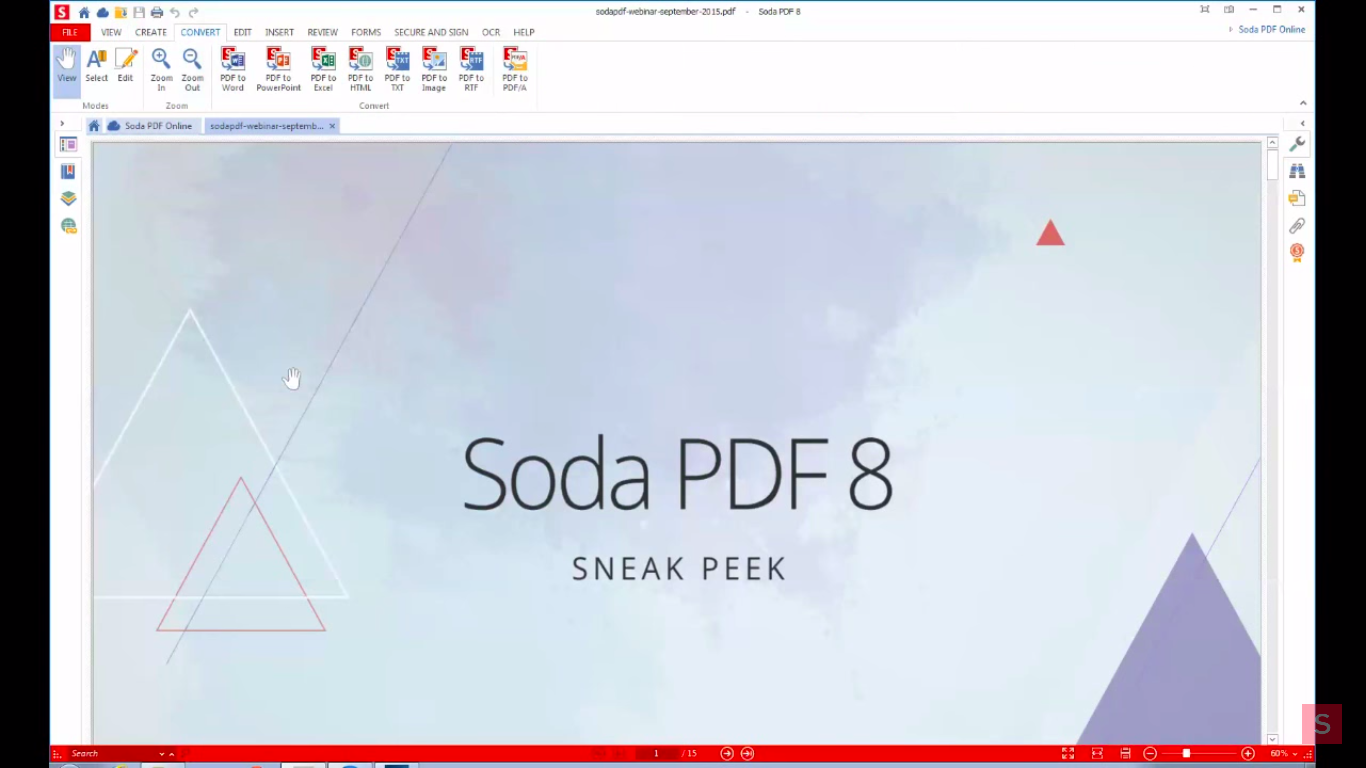 Converting PDF to jpg using Soda PDF
