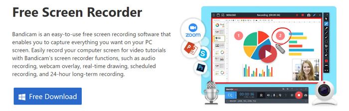 bandicam screen recorder software