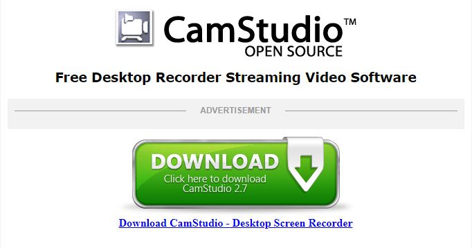 camstudio open source screen recorder