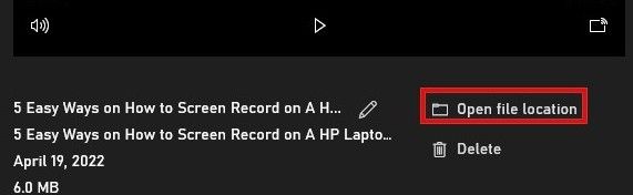 How to screen record on HP Laptop with default screen recorder