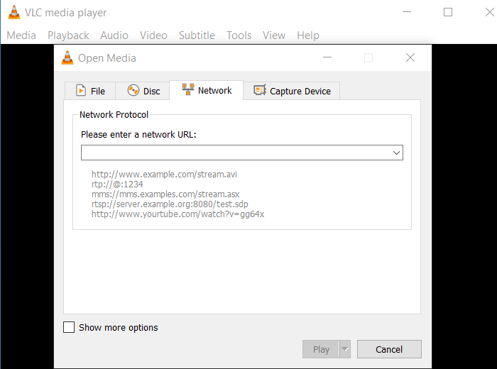 Download Embedded Video Using VLC Media Player