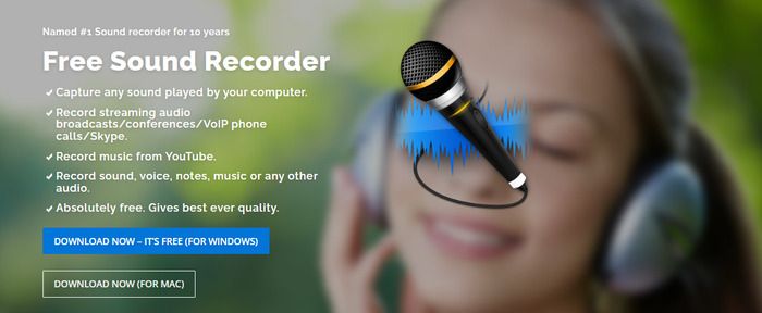 free sound recorder for windows & mac