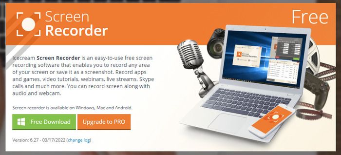 icecream screen recorder software