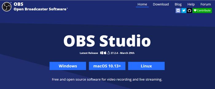 obs screen recorder software
