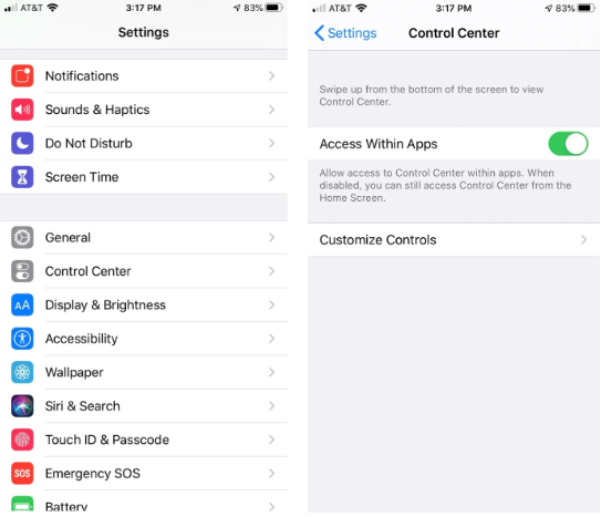 How to screen record disney plus on iPhone for free with Screen Record Feature Step 1
