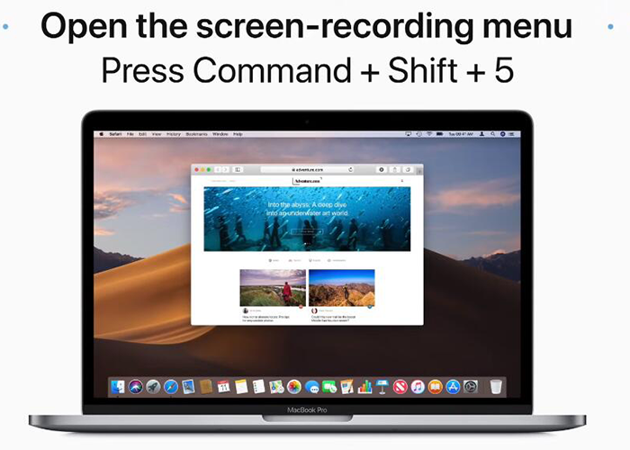run command shift 5 command