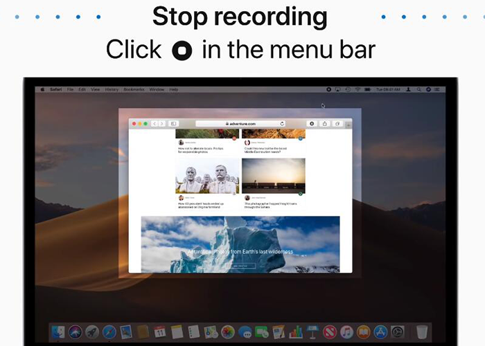 stop recording