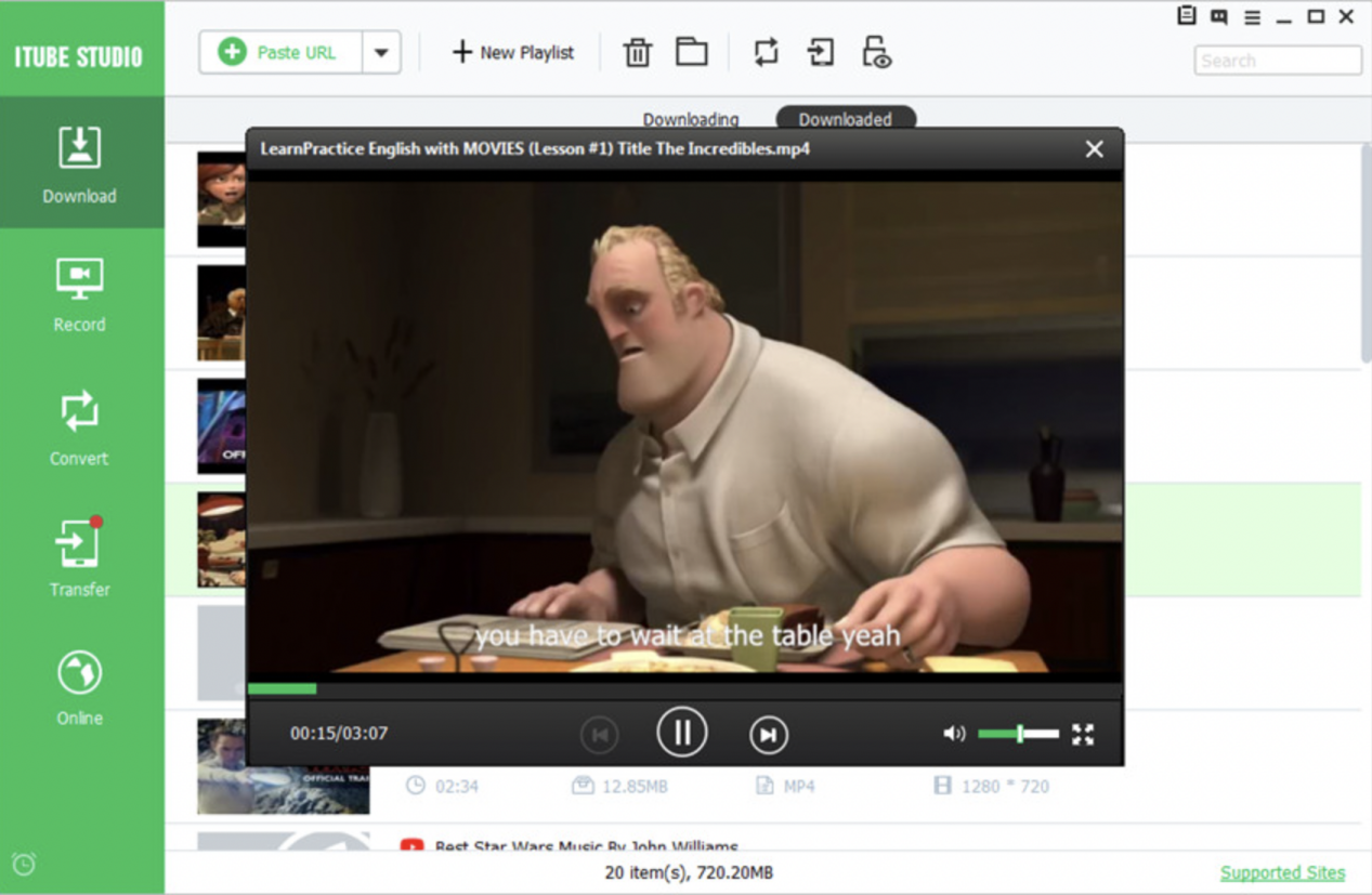 steps of downloading video subtitles