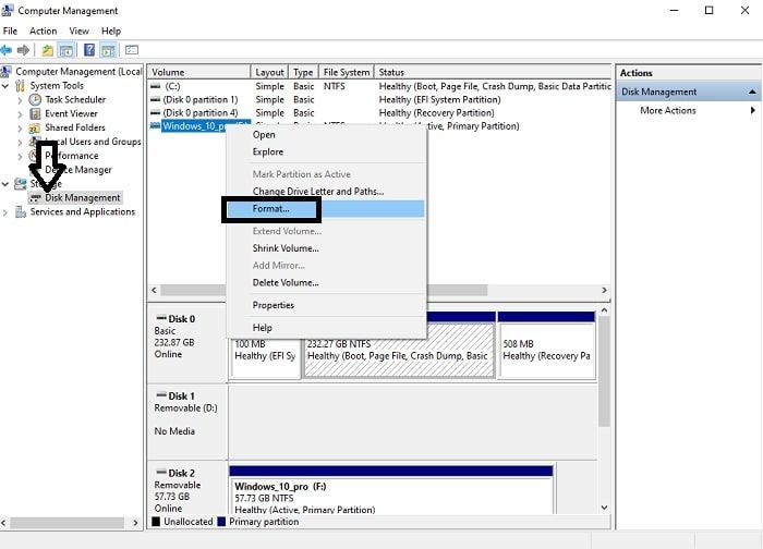 3 Ways to Fix the File is Too Large Method 1 by Using the Disk Management Step 2