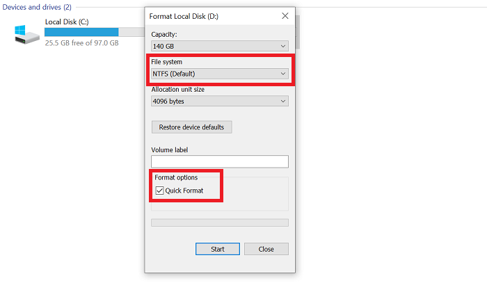 3 Ways to Fix the File is Too Large Method 1 by Using Windows Explorer Step 3
