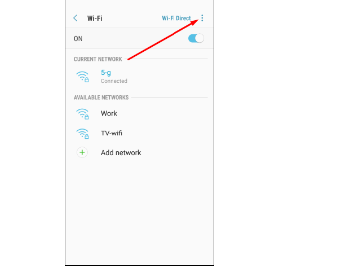 5G Network Not Showing up on Android Step 3