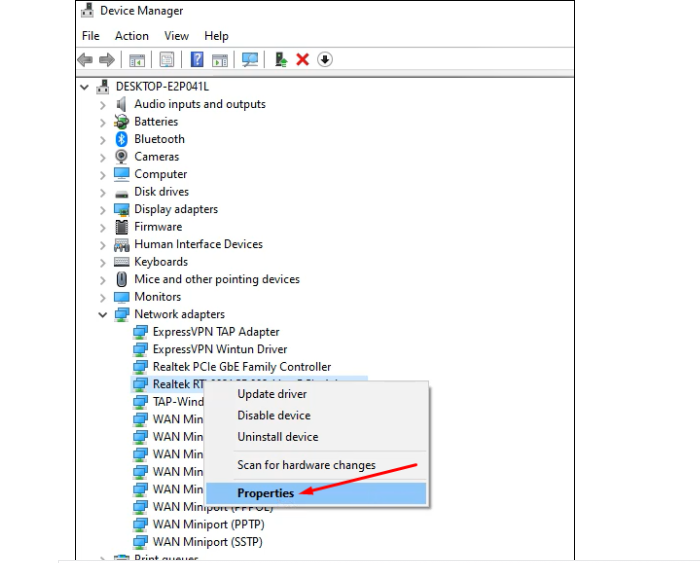 5G Network Not Showing up on Windows Method 2 Step 3