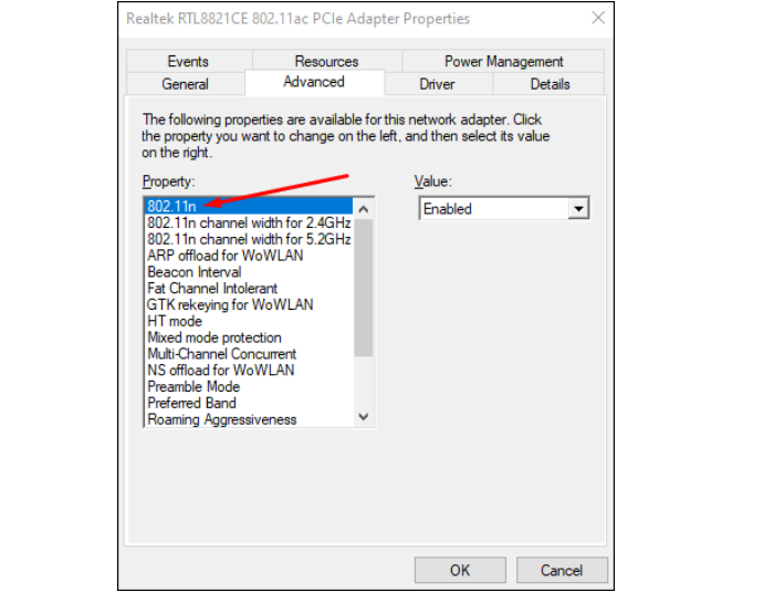 5G Network Not Showing up on Windows Method 2 Step 4