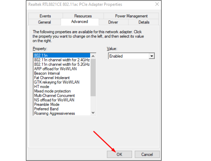 5G Network Not Showing up on Windows Method 2 Step 6