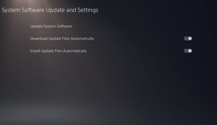 access the settings menu in system