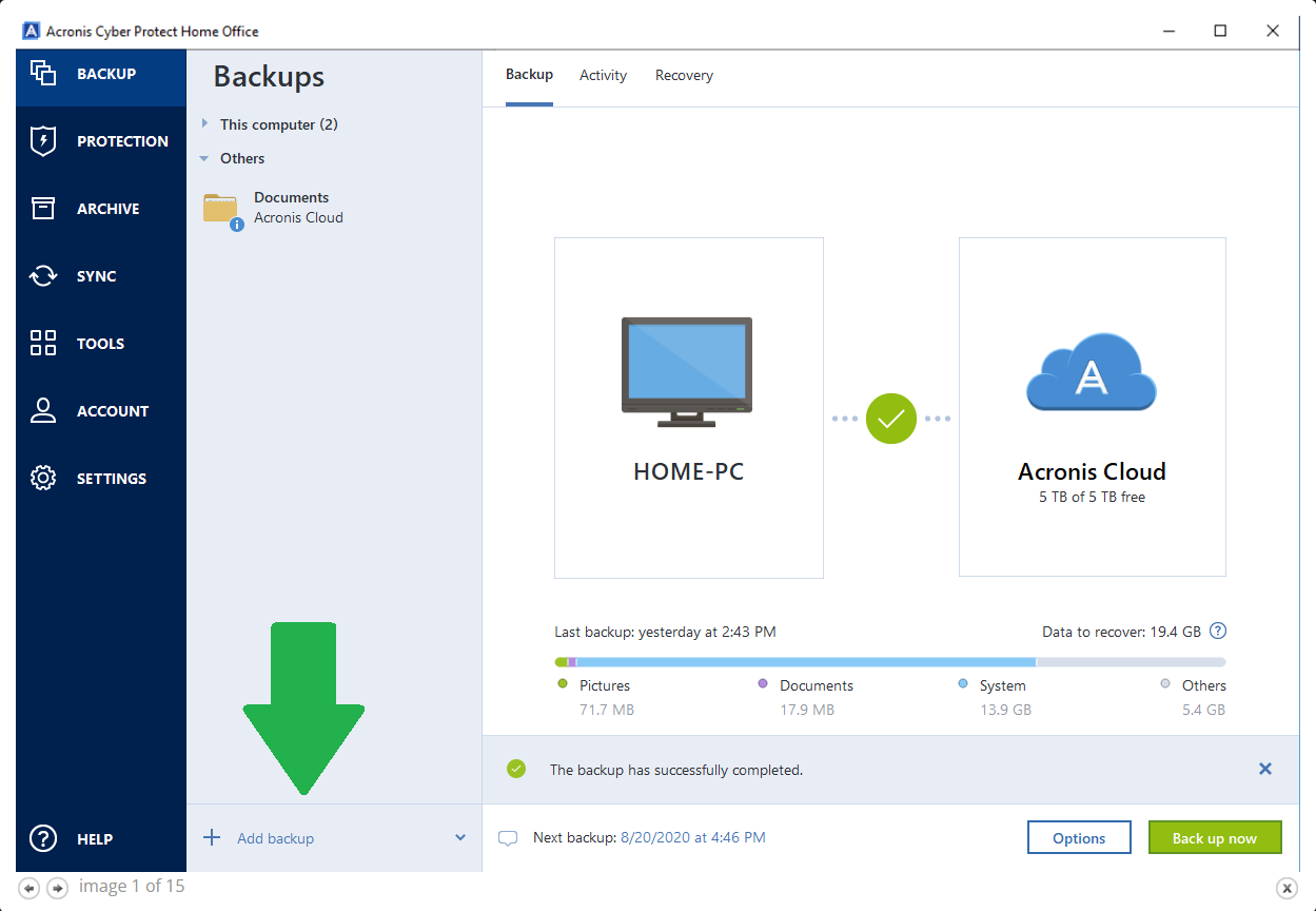 Acronis Cyber Protect Home Office Купить Ключ