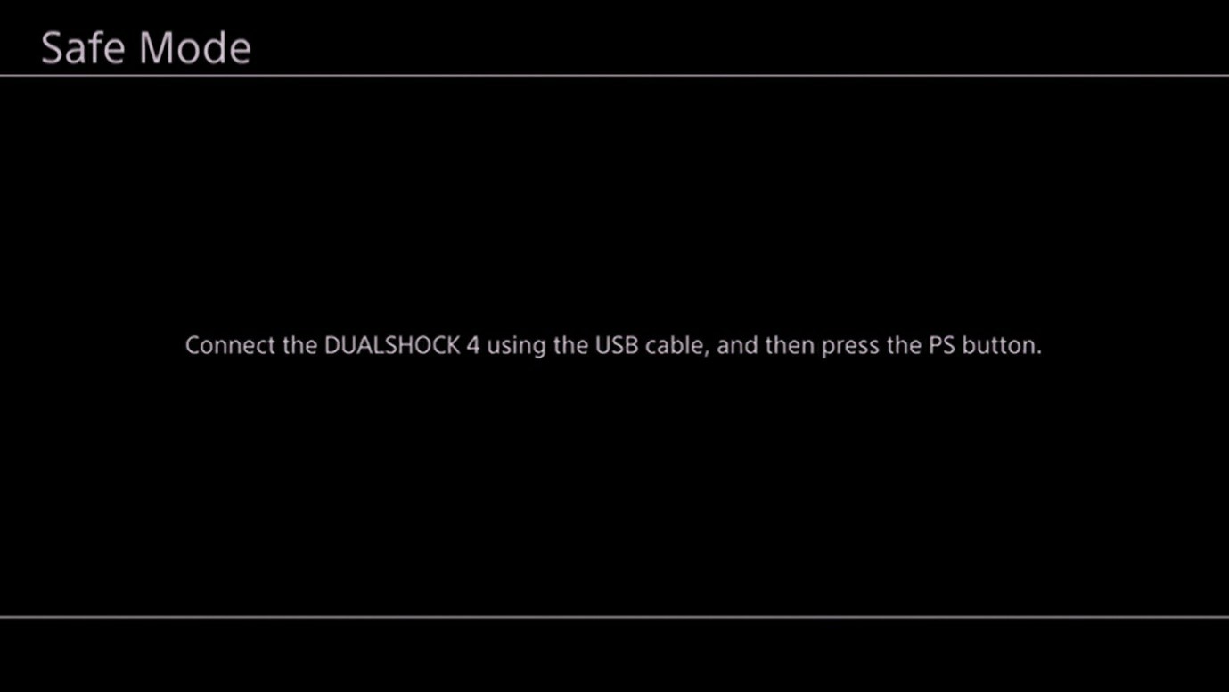activation of the safe mode