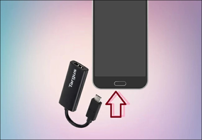 connect hdmi port to phone