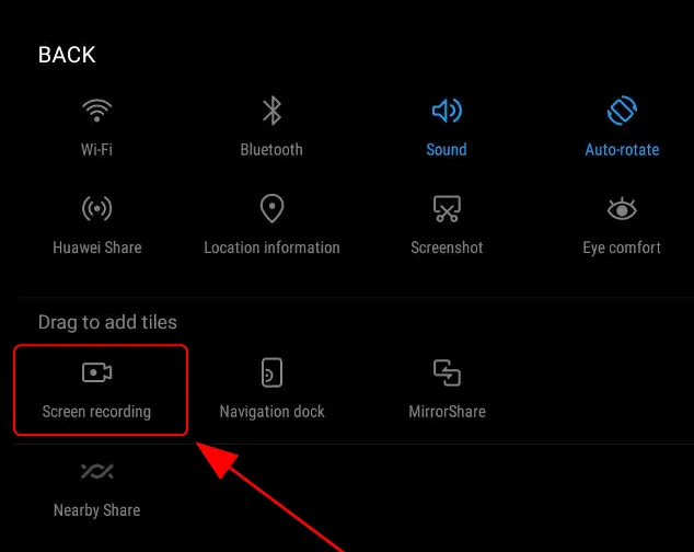 start screen recording
