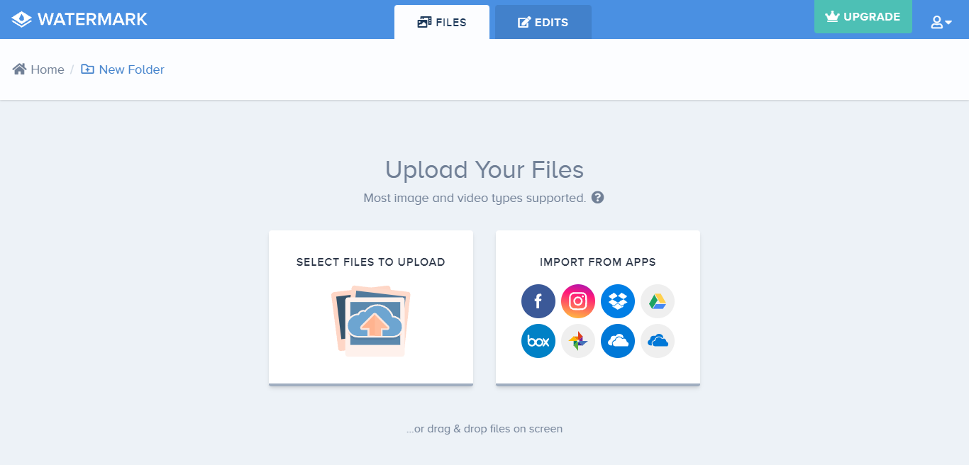 import the picture file in WATERMARK