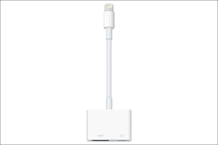 connect the apple lightning connector