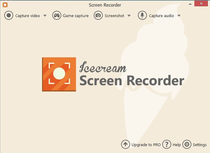 icecream screen record mainscreen