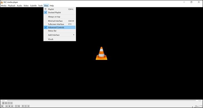 vlc media player interface<br>