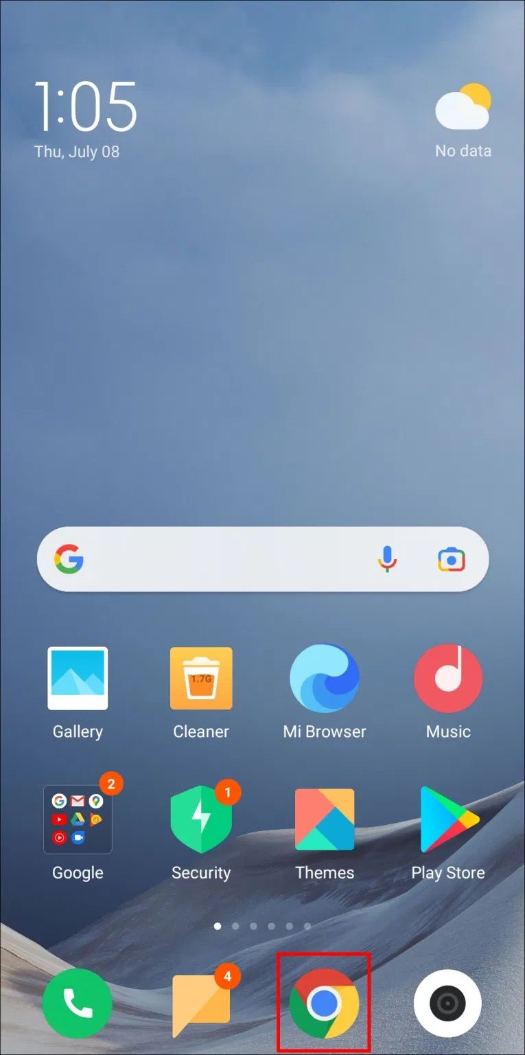 launch chrome