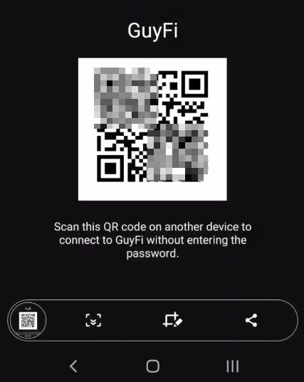 capture the qr code