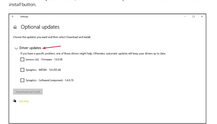 Go To Driver Updates