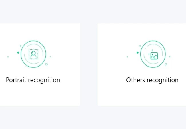 choose portrait recognition