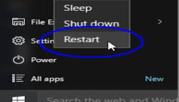 Restart Your PC