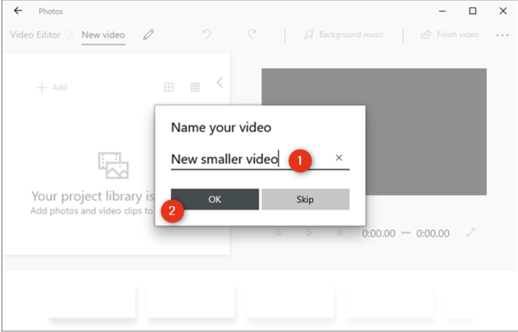 give the video a name