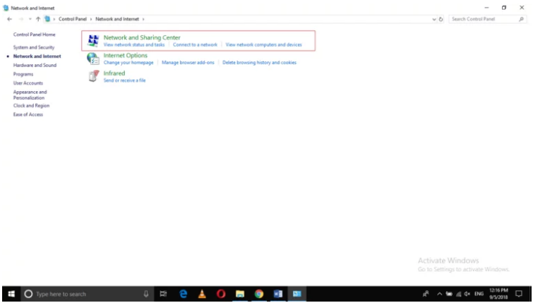 Mac Address Changer method using Control Panel 3