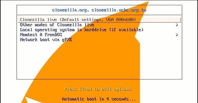 download and install clonezilla