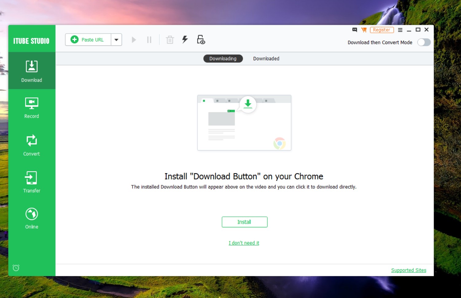 download disney plus videos with itube step 1