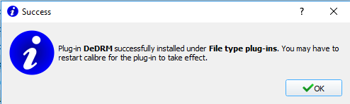 installing dedrm plugin