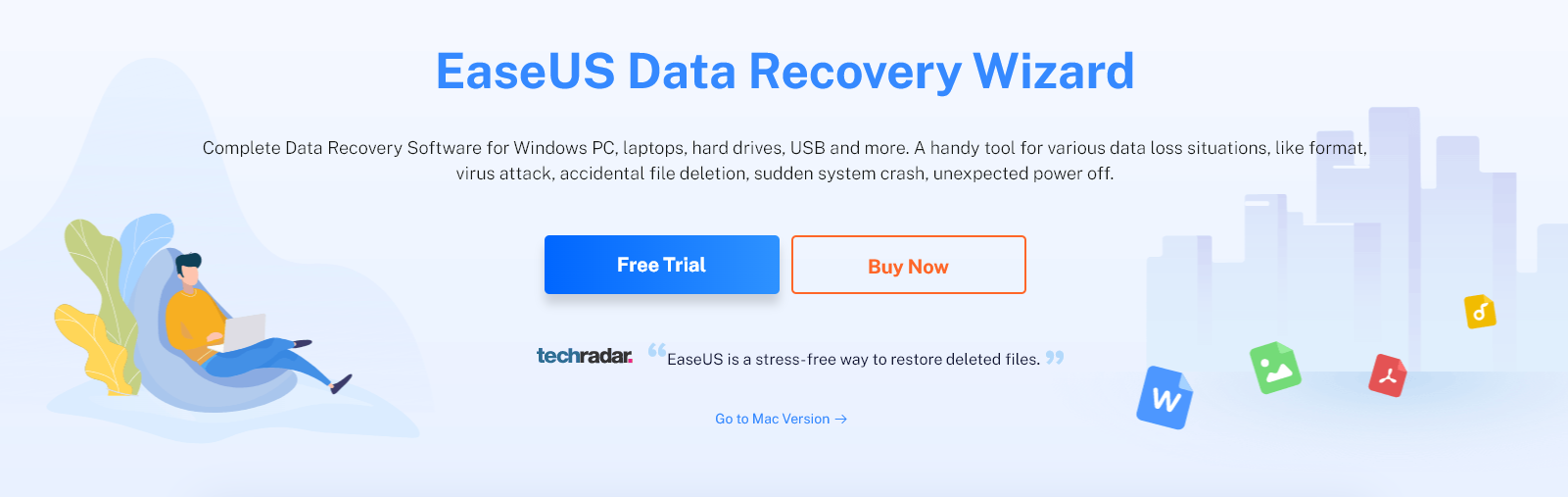EaseUS Data Recovery product page
